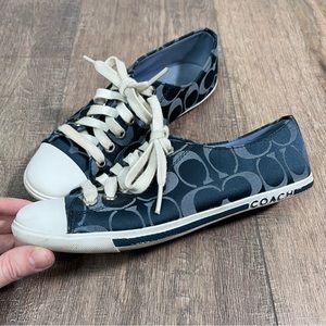 Coach Blue Dillan Sneakers Size 5.5
